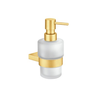 Επιτοίχιο Ντισπένσερ W7xD10.5xH15.5cm PVD Golden Brass Brushed Sanco Academia 21822-PVD-02BR