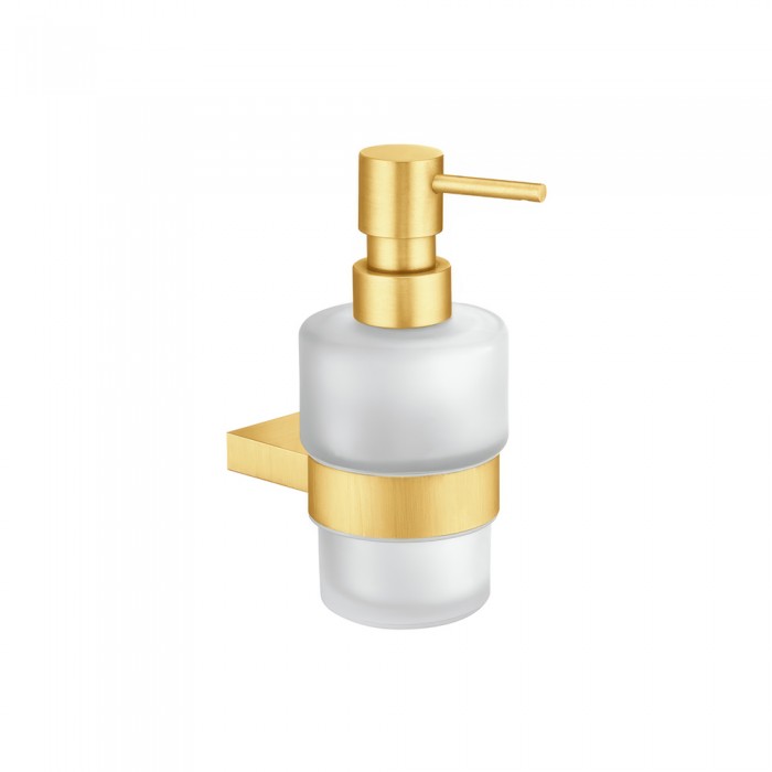 Επιτοίχιο Ντισπένσερ W7xD10.5xH15.5cm PVD Golden Brass Brushed Sanco Academia 21822-PVD-02BR