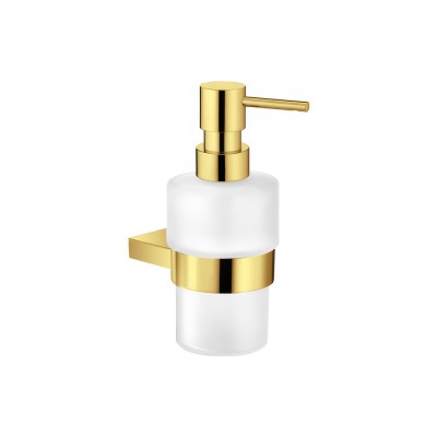 Επιτοίχιο Ντισπένσερ W7xD10.5xH15.5cm PVD Golden Brass Polished Sanco Academia 21822-PVD-02PL