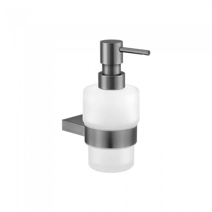 Επιτοίχιο Ντισπένσερ W7xD10.5xH15.5cm PVD Gun Metal Brushed Sanco Academia 21822-PVD-05BR