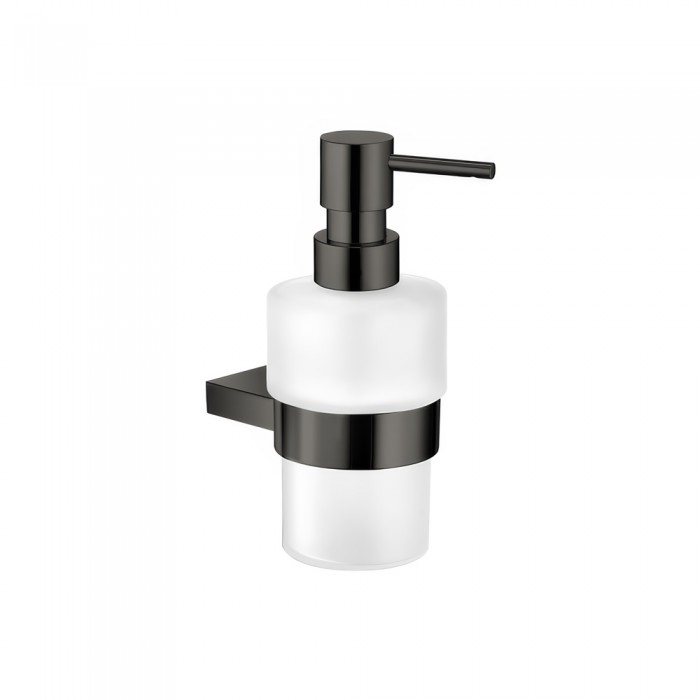 Επιτοίχιο Ντισπένσερ W7xD10.5xH15.5cm PVD Gun Metal Polished Sanco Academia 21822-PVD-05PL