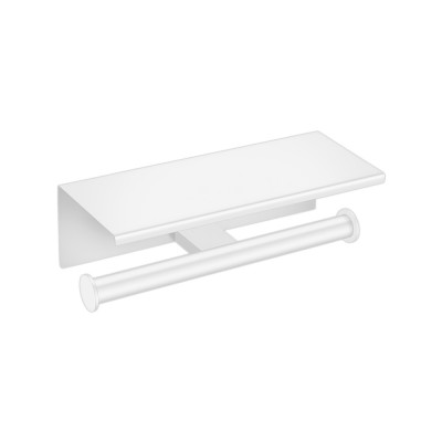 Διπλή Χαρτοθήκη με καπάκι W25xD11xΗ9cm White Mat Sanco Academia 21827-M101