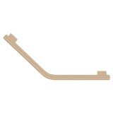 Λαβή Μπάνιου Τύπου V W47xD7xH20cm Mocha Mat Sanco Grab-bars 218400-M103