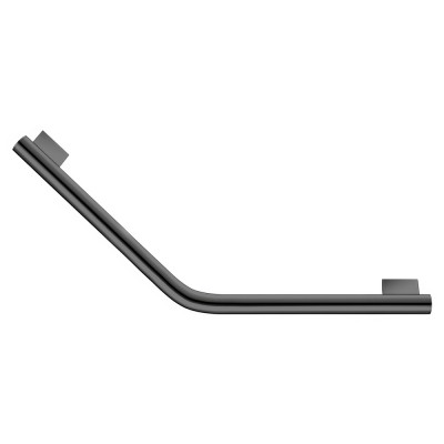 Λαβή Μπάνιου Τύπου V W47xD7xH20cm PVD Gun Metal Polished Sanco Grab-bars 218400-PVD-05PL