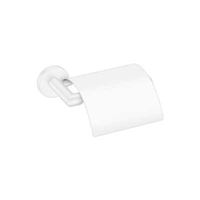 Χαρτοθήκη με καπάκι W15.5xD12.5xH8.5cm White Mat Sanco Corner 22707-M101