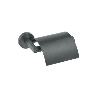 Χαρτοθήκη με καπάκι W15.5xD12.5xH8.5cm Anthracite Grained Sanco Corner 22707-M118