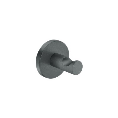 Άγκιστρο Μονό Μπάνιου W5.5xD5xH5.5cm Anthracite Grained Sanco Corner 22708-M118