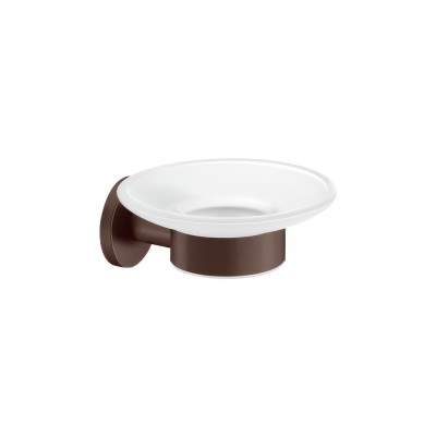 Επιτοίχια Σαπουνοθήκη W12.5xD14xH6cm Wenge Grained Sanco Ergon 25902-A75