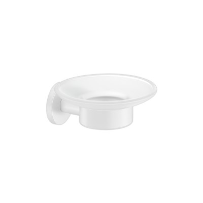 Επιτοίχια Σαπουνοθήκη W12.5xD14xH6cm White Mat Sanco Ergon 25902-M101