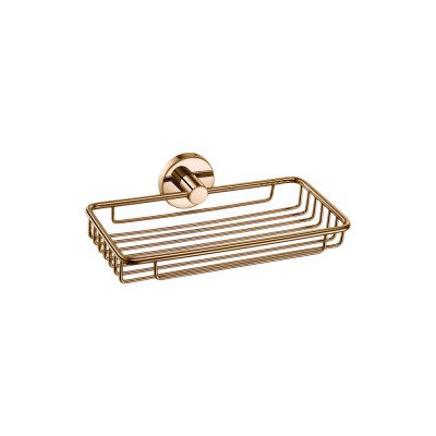 Επιτοίχια Σπογγοθήκη W22xD13.5xH5.5cm PVD Warm Bronze Polished Sanco Ergon 25903-PVD-01PL