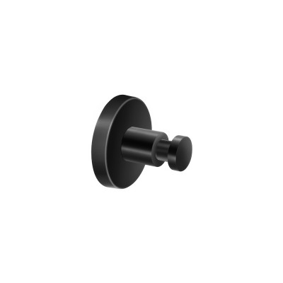 Άγκιστρο Μονό Μπάνιου W5.5xD5.5xH5.5cm Black Mat Sanco Ergon 25908-M116