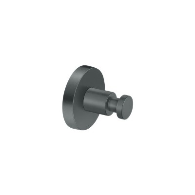 Άγκιστρο Μονό Μπάνιου W5.5xD5.5xH5.5cm Anthracite Grained Sanco Ergon 25908-M118