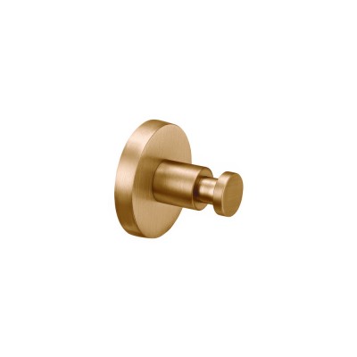 Άγκιστρο Μονό Μπάνιου W5.5xD5.5xH5.5cm PVD Warm Bronze Brushed Sanco Ergon 25908-PVD-01BR