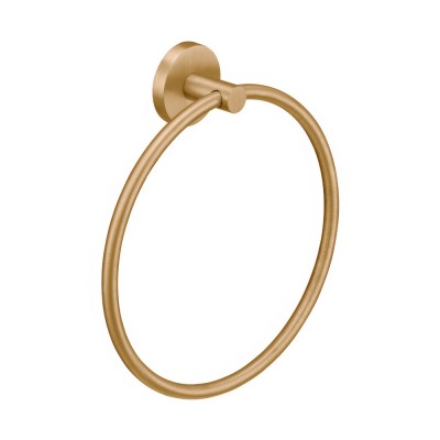 Κρίκος Μπάνιου W20.5xD5xH22.5cm PVD Warm Bronze Brushed Sanco Ergon 25909-PVD-01BR