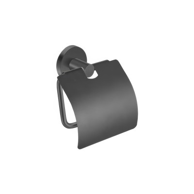 Χαρτοθήκη με καπάκι W14xD7.5xH13cm Graphite Dark Sanco Ergon 25917-122