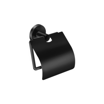 Χαρτοθήκη με καπάκι W14xD7.5xH13cm Black Mat Sanco Ergon 25917-M116