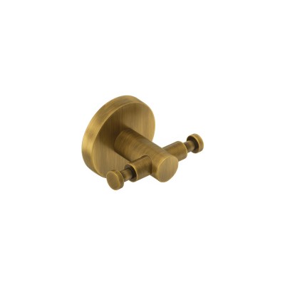 Άγκιστρο Διπλό Μπάνιου W7xD5xH5.5cm Bronze Mat Sanco Ergon 25918-M25