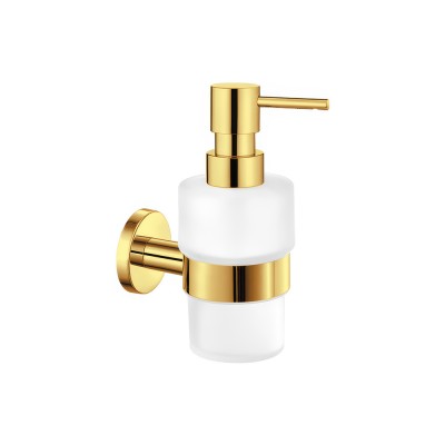 Επιτοίχιο Ντισπένσερ W7xD11xH15.5cm PVD Golden Brass Polished Sanco Ergon 25922-PVD-02PL
