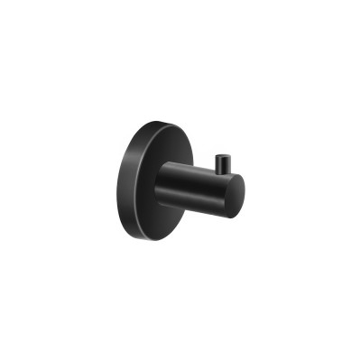 Άγκιστρο Μονό Μπάνιου W5.5xD4.5xH5.5cm Black Mat Sanco Ergon 25928-M116
