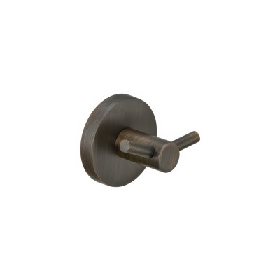 Άγκιστρο Διπλό Μπάνιου W6xD4.5xH5.5cm Dark Bronze Mat Sanco Ergon 25948-DM25