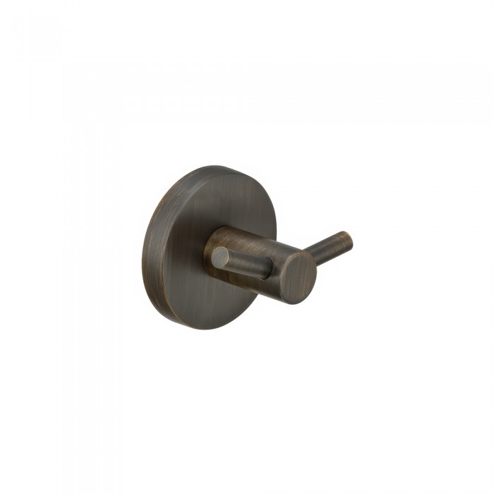 Άγκιστρο Διπλό Μπάνιου W6xD4.5xH5.5cm Dark Bronze Mat Sanco Ergon 25948-DM25