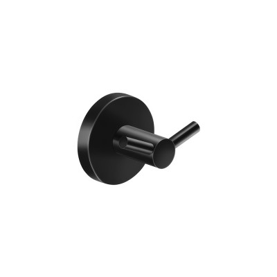 Άγκιστρο Διπλό Μπάνιου W6xD4.5xH5.5cm Black Mat Sanco Ergon 25948-M116