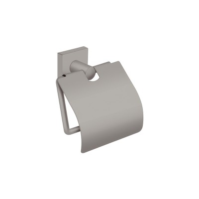 Χαρτοθήκη με καπάκι W14xD7.5xH12.5cm Cement Gray Mat Sanco Iconic 26717-M104
