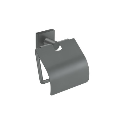 Χαρτοθήκη με καπάκι W14xD7.5xH12.5cm Anthracite Grained Sanco Iconic 26717-M118