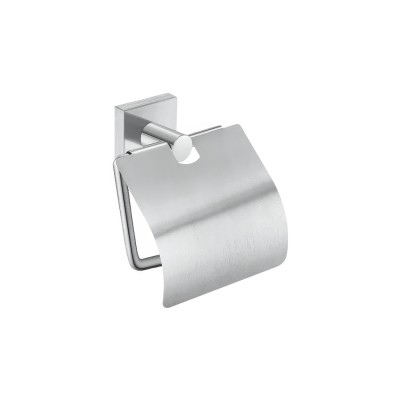 Χαρτοθήκη με καπάκι W14xD7.5xH12.5cm PVD Nickel Steel Sanco Iconic 26717-PVD-11BR