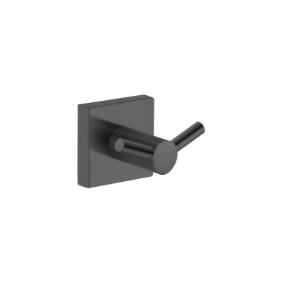 Άγκιστρο Διπλό Μπάνιου W6xD4.5xH4.5cm Graphite Dark Sanco Iconic 26748-122