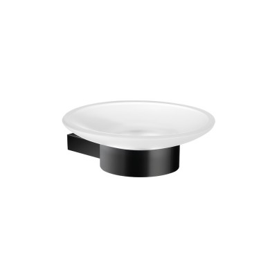 Επιτοίχια Σαπουνοθήκη W12.5xD13xH4.5cm Black Mat Sanco Aegean 26902-M116