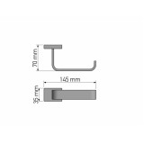Χαρτοθήκη W14.5xD7xH3.5cm Beige Mat Sanco Aegean 26906-M102