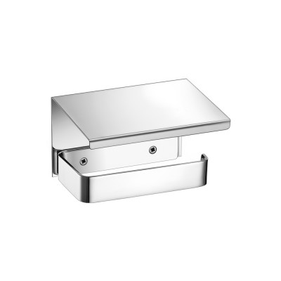 Χαρτοθήκη με καπάκι W13xD11.5xH8.5cm Chrome Sanco Aegean 26917-A03