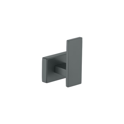 Άγκιστρο Μονό Μπάνιου W5xD4xH6cm Anthracite Grained Sanco Aegean 26998-M118