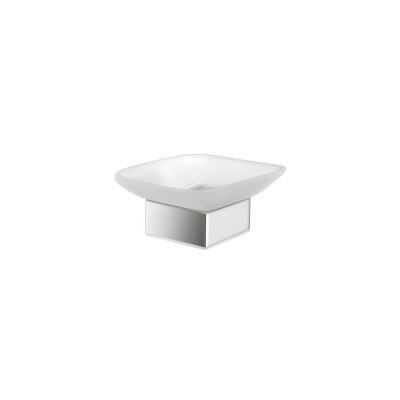 Επικαθήμενη Σαπουνοθήκη W10.5xD10.5xH5cm Chrome Sanco Bathroom Set 90255-A03