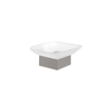 Επικαθήμενη Σαπουνοθήκη W10.5xD10.5xH5cm Cement Gray Mat Sanco Bathroom Set 90255-M104