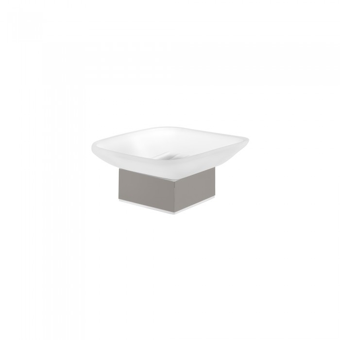 Επικαθήμενη Σαπουνοθήκη W10.5xD10.5xH5cm Cement Gray Mat Sanco Bathroom Set 90255-M104
