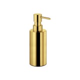 Επικαθήμενο Ντισπένσερ W6xD6xH18.5cm PVD Golden Brass Polished Sanco Bathroom Set 90351-PVD-02PL