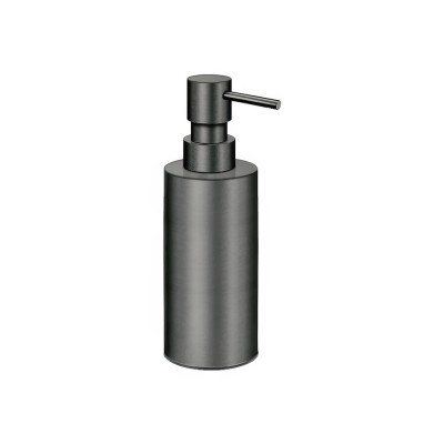 Επικαθήμενο Ντισπένσερ W6xD6xH18.5cm PVD Gun Metal Brushed Sanco Bathroom Set 90351-PVD-05BR