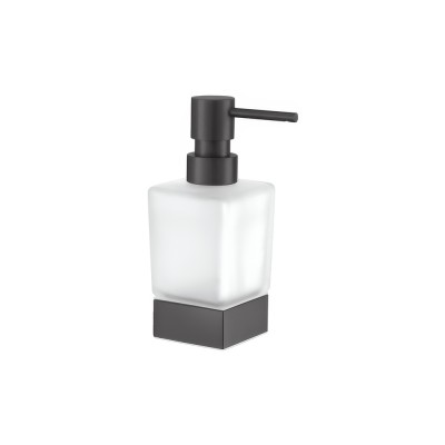 Επικαθήμενο Ντισπένσερ W6.5xD6.5xH16cm Graphite Dark Sanco Bathroom Set 90355-122