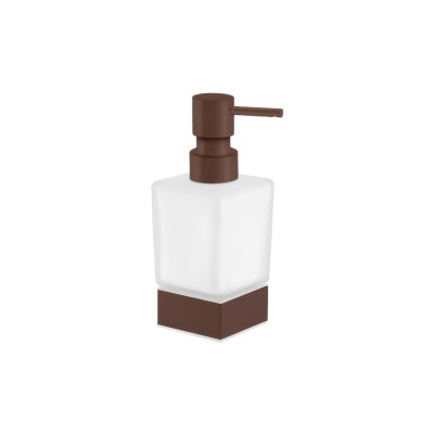 Επικαθήμενο Ντισπένσερ W6.5xD6.5xH16cm Wenge Grained Sanco Bathroom Set 90355-A75