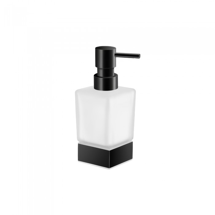 Επικαθήμενο Ντισπένσερ W6.5xD6.5xH16cm Black Mat Sanco Bathroom Set 90355-M116