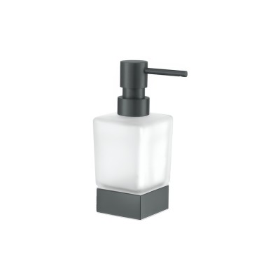 Επικαθήμενο Ντισπένσερ W6.5xD6.5xH16cm Anthracite Grained Sanco Bathroom Set 90355-M118