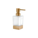 Επικαθήμενο Ντισπένσερ W6.5xD6.5xH16cm PVD Warm Bronze Brushed Sanco Bathroom Set 90355-PVD-01BR