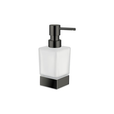 Επικαθήμενο Ντισπένσερ W6.5xD6.5xH16cm PVD Gun Metal Polished Sanco Bathroom Set 90355-PVD-05PL