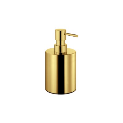 Επικαθήμενο Ντισπένσερ W8xD8xH15.5cm PVD Golden Brass Polished Sanco Bathroom Set 90356-PVD-02PL