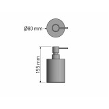Επικαθήμενο Ντισπένσερ W8xD8xH15.5cm Rame Mat Sanco Bathroom Set 90356-M26