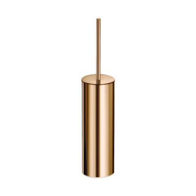 Πιγκάλ Δαπέδου Βαρέως Τύπου (AISI 304) Ø8xH39.5cm PVD Warm Bronze Polished Sanco Toilet Brush Holders 90518-PVD-01PL