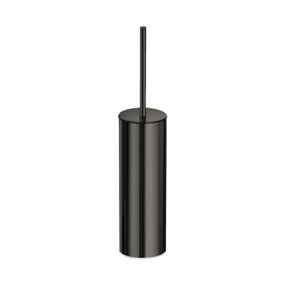 Πιγκάλ Δαπέδου Βαρέως Τύπου (AISI 304) Ø8xH39.5cm PVD Gun Metal Polished Sanco Toilet Brush Holders 90518-PVD-05PL
