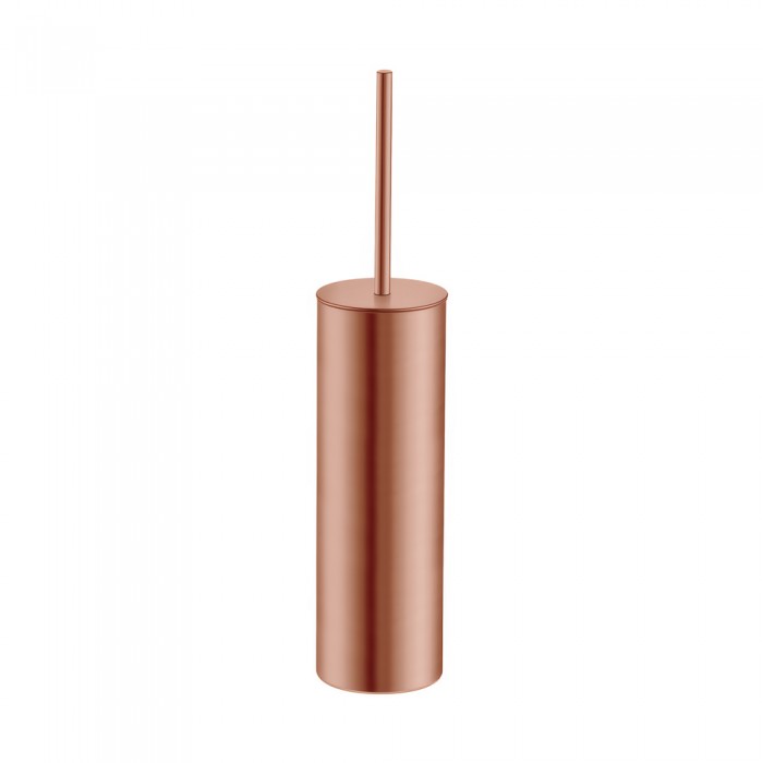 Πιγκάλ Δαπέδου Βαρέως Τύπου (AISI 304) Ø8xH39.5cm PVD Red Copper Brushed Sanco Toilet Brush Holders 90518-PVD-10BR